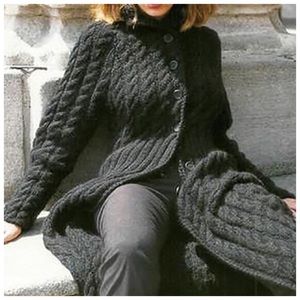 The CELES Hand Knit Long Sweater